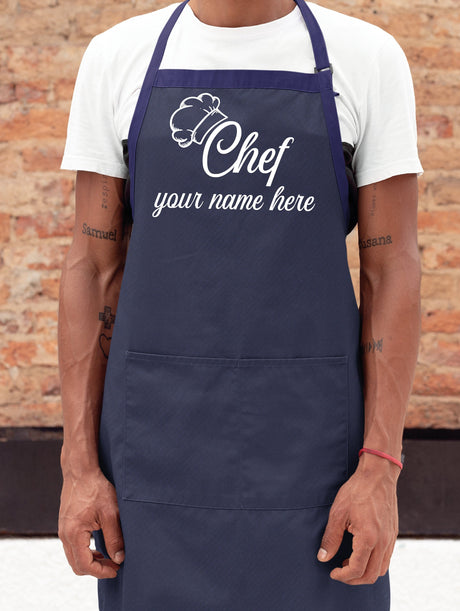 Chef Apron, Head Chef Apron, Customizable Apron, Personalize Apron, Cooking Apron, Kitchen Apron, Baking Apron, BBQ Apron, Fathers Day Gift - Arria Home