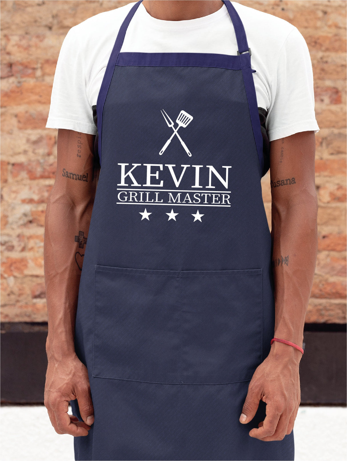 Personalized Apron, Apron For Men, Grill Father Apron, Grill BBQ Cooking Apron, BBQ Dad Apron, Barbecue Apron, Fathers Day Apron, Dad Gift - Arria Home