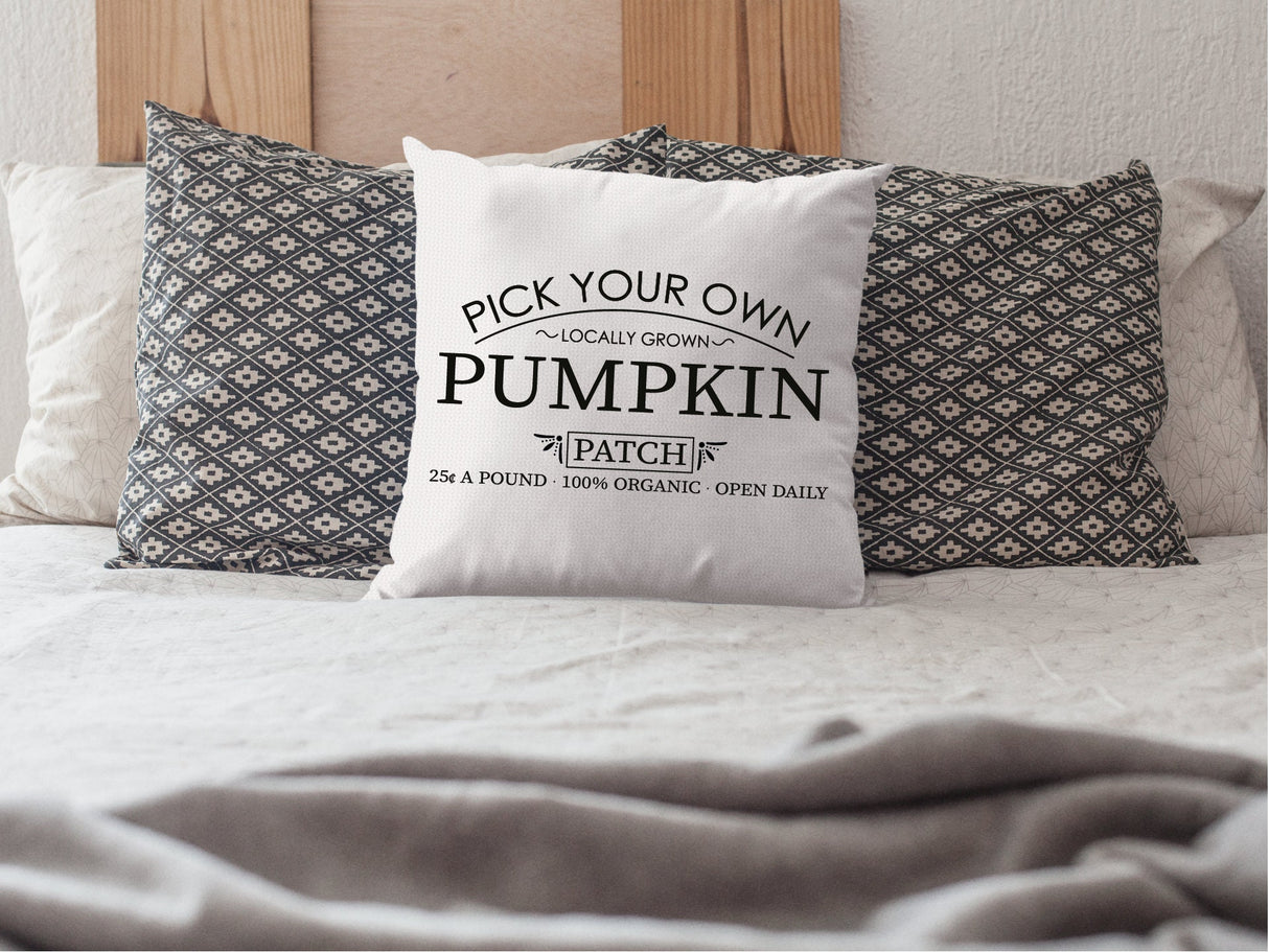 Pumpkin Patch Fall Pillow Cover, Fall Decor, Fall Pillow Cover, Autumn Pillow Cover, Autumn Decor, Farmhouse Decor, Farmhouse Pillow - Arria Home