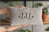 Custom Pillow, Personalized Pillow, Personalize Pillow, Name Pillow, Custom Pillow Covers, Personalized Calligraphy Name, House Warming Gift - Arria Home