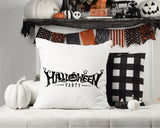 Halloween Party Pillow Cover, Spooky Pillow, Fall Custom Pillow, Pumpkin Throw Pillow, Halloween Decor, Halloween Decor, Halloween Cushion - Arria Home