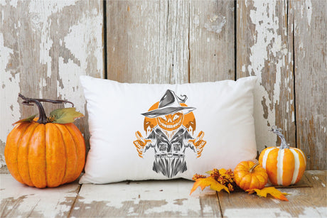 Halloween Scary Pumpkin Pillow, Halloween Pumpkin Pillow, Fall Outdoor Pillow, Halloween Gift, Halloween Decor, Fall Decor, Halloween, Fall - Arria Home