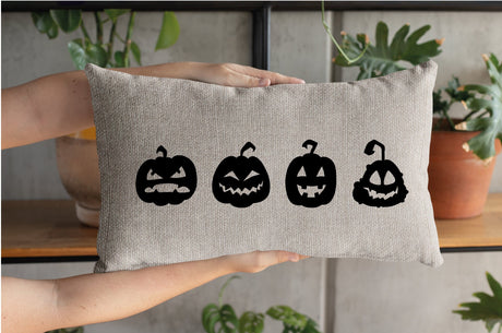 Pumpkin Pillow Cover, Halloween Pillow, Fall Outdoor Pillow, Halloween Decor, Farmhouse Pumpkin Pillow, Pumpkin Decor, Fall Home Decor - Arria Home