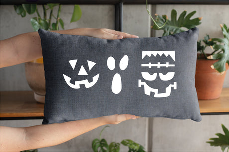 Halloween Pillow, Pumpkin Pillow, Ghost Pillow, Halloween Decoration, Fall Decor, Halloween Gift, Farmhouse Decor, Fall Outdoor Pillow Cover - Arria Home