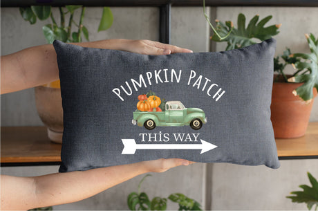 Pumpkin Patch Pillow, Pumpkin Decor, Thanksgiving Pillow, Fall Pillow, Fall Decor, Fall Farmhouse Decor, Pumpkin Cushion, Fall, Autumn Gift - Arria Home