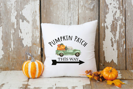 Pumpkin Patch Pillow, Pumpkin Decor, Thanksgiving Pillow, Fall Pillow, Fall Decor, Fall Farmhouse Decor, Pumpkin Cushion, Fall, Autumn Gift - Arria Home