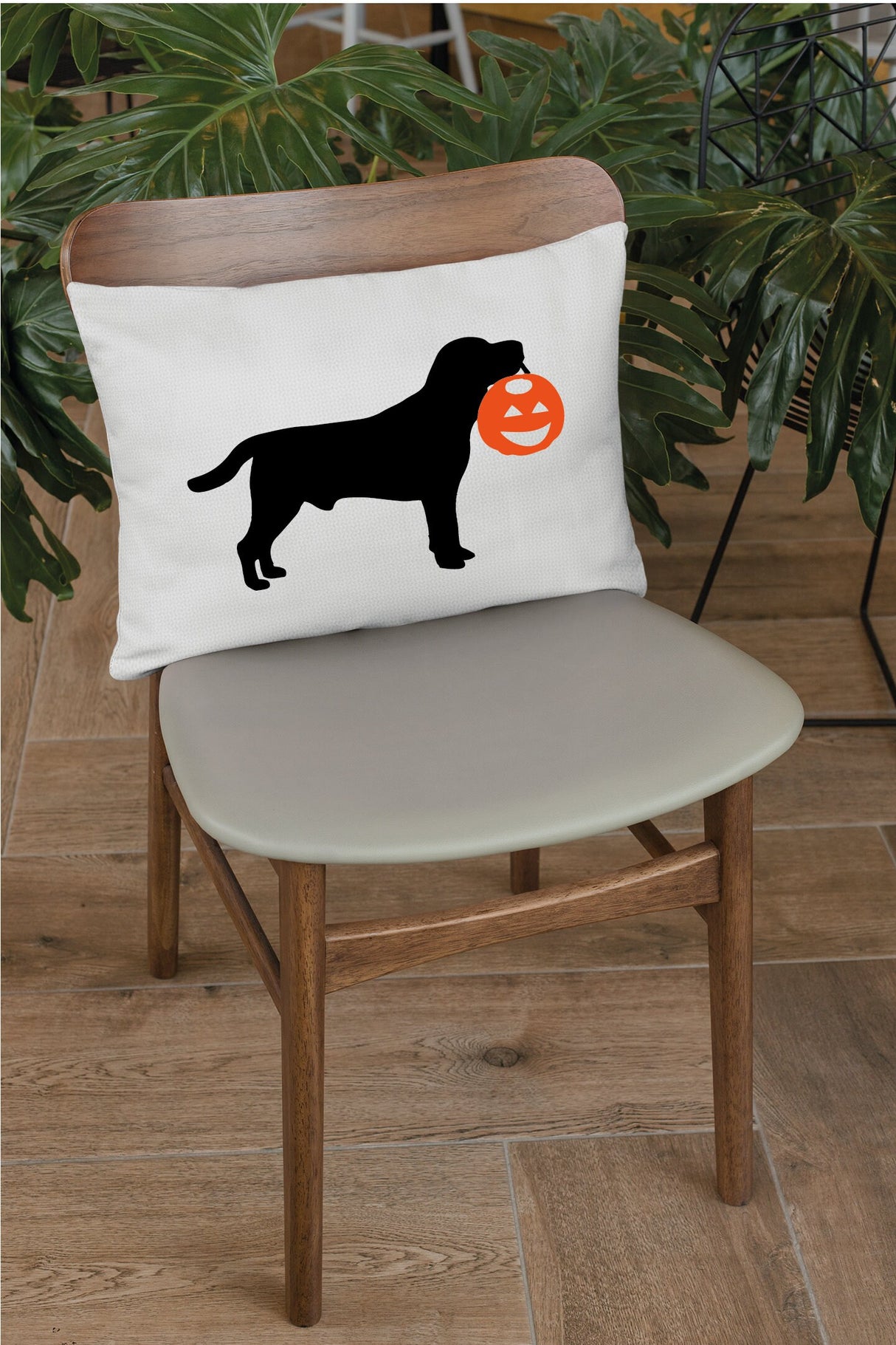 Halloween Pillow, Dog Pumpkin Decor, Fall Dog Pillow Cover, Autumn Pillow, Fall Farmhouse Pillow, Halloween Decor, Dog Mom, Dog Dad Pillow - Arria Home