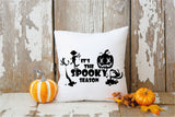 Spooky Season Pillow, Halloween Pillow, Fall Custom Pillow, Halloween Decor, October Pillow, Zombie Pillow, Pumpkin Pillow, Spooky Decor - Arria Home