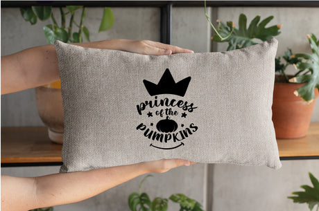 Princess Pumpkins, Pumpkin Pillowcase, Halloween Pillow, Pumpkin Princess Pillow, Pumpkin Birthday, Girl Fall Gift, Gift for Her, Fall Gift - Arria Home