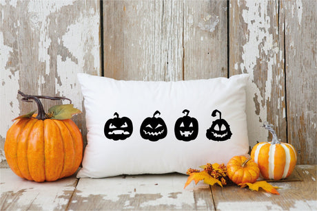 Pumpkin Pillow Cover, Halloween Pillow, Fall Outdoor Pillow, Halloween Decor, Farmhouse Pumpkin Pillow, Pumpkin Decor, Fall Home Decor - Arria Home