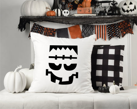 Halloween Pillow, Pumpkin Pillow, Ghost Pillow, Halloween Decoration, Fall Decor, Halloween Gift, Farmhouse Decor, Fall Outdoor Pillow Cover - Arria Home