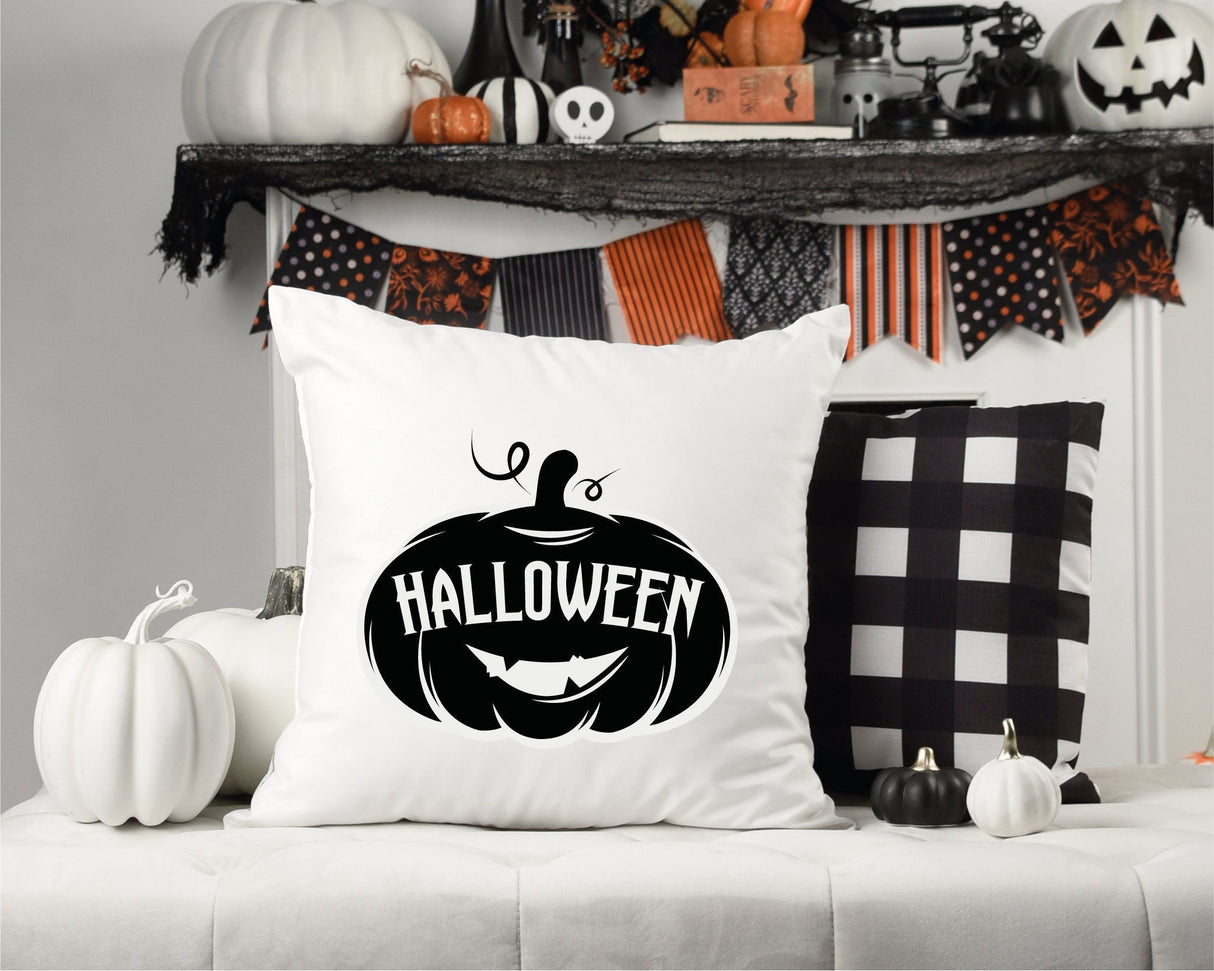 Halloween Throw Pillow, Pumpkin Pillow, Halloween Decor, Fall Decor, Halloween Gift, Fall Throw Pillow, Decorative Pillow, Halloween Gift - Arria Home