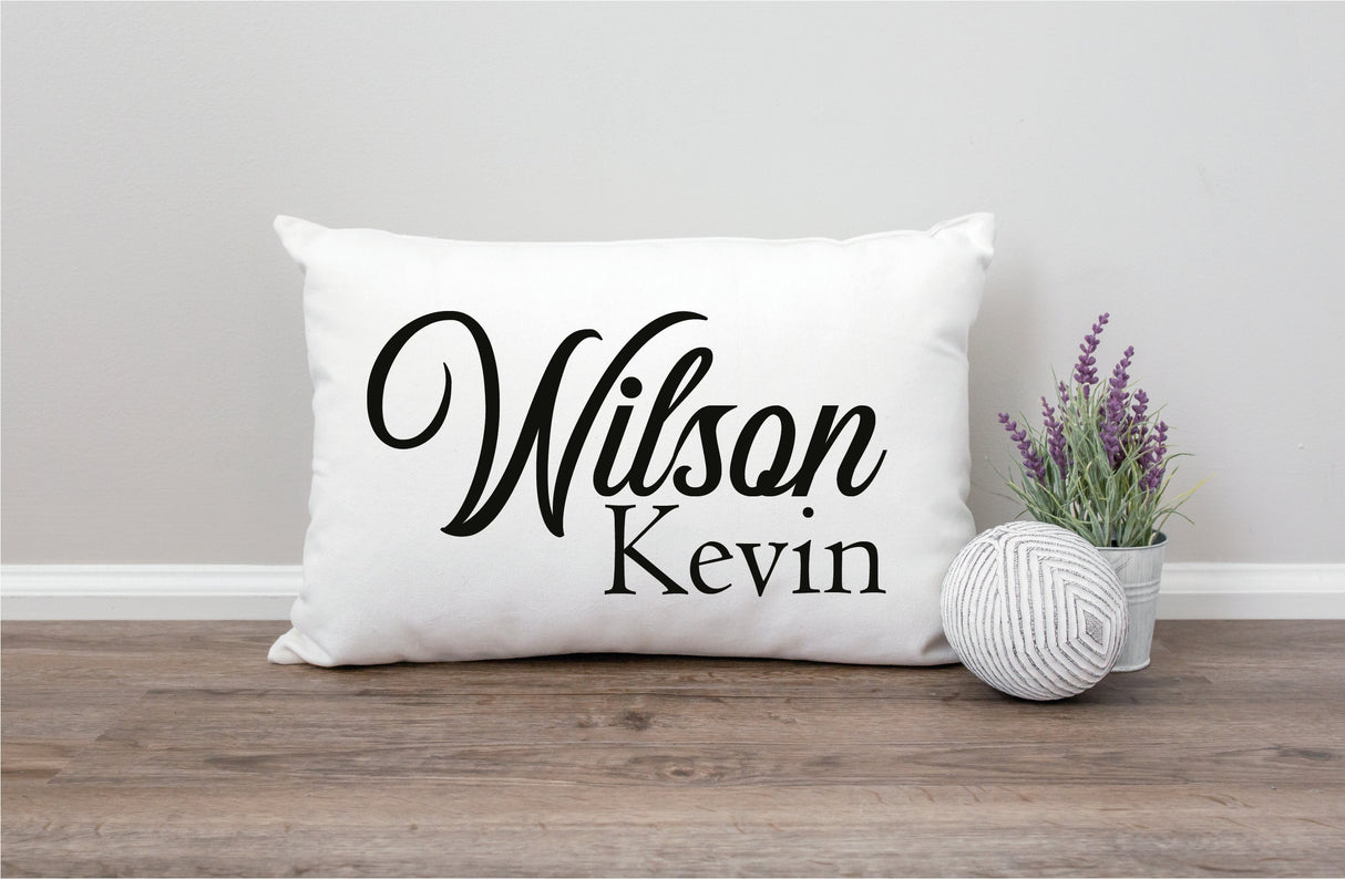 Monogram Pillow, Baby Shower Pillow, Baby Name Pillow, Personalize Pillow, Custom Pillow Cover, Name Pillow, Baby Shower Pillow, Baby Gift - Arria Home