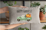 Happy Harvest Pillow Cover, Fall Decor, Thanksgiving Decor, Fall Farmhouse Pillow, Fall Outdoor Decor, Fall Decoration, Autumn Decor, Fall - Arria Home