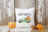 Happy Harvest Pillow Cover, Fall Decor, Thanksgiving Decor, Fall Farmhouse Pillow, Fall Outdoor Decor, Fall Decoration, Autumn Decor, Fall - Arria Home