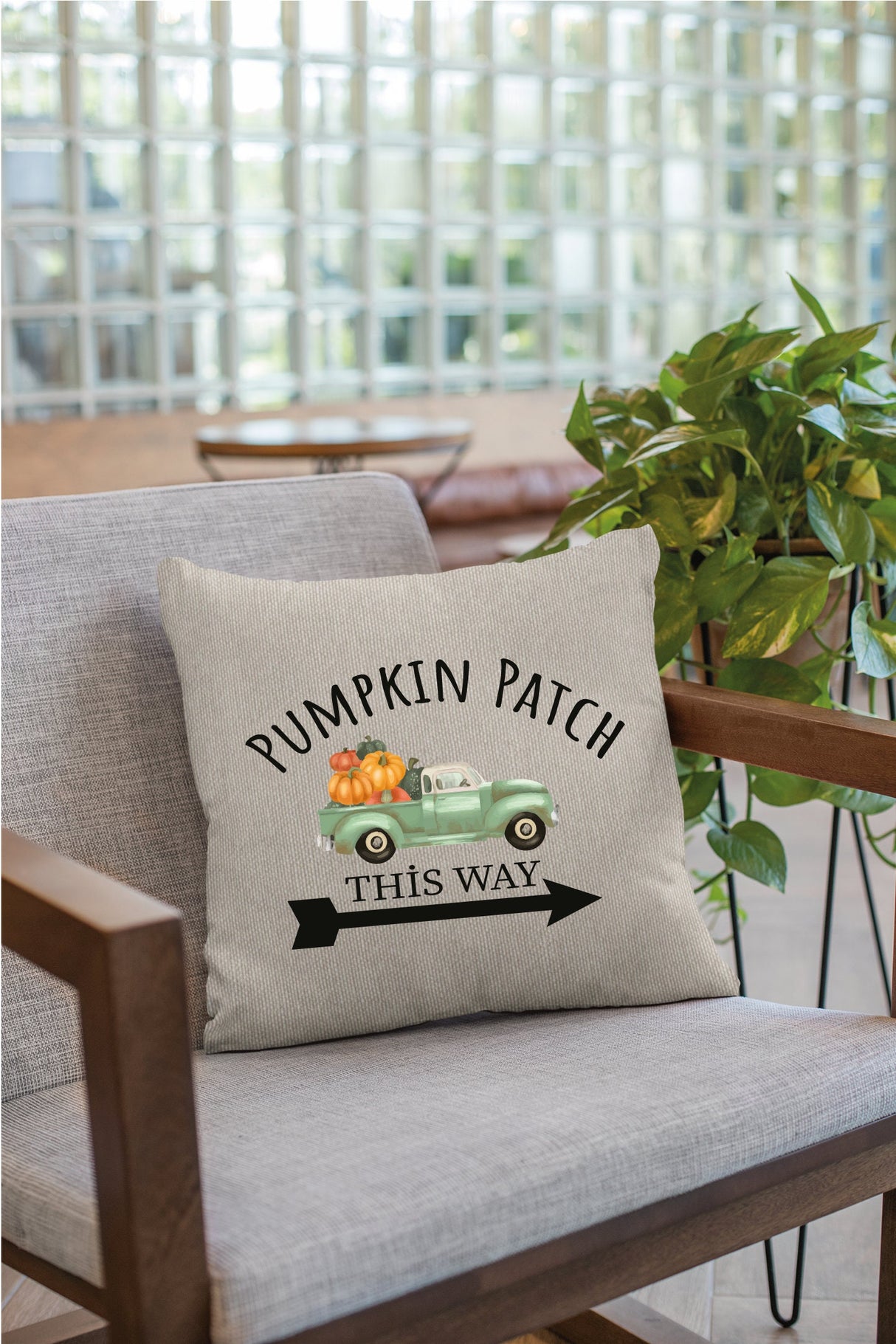 Pumpkin Patch Pillow, Pumpkin Decor, Thanksgiving Pillow, Fall Pillow, Fall Decor, Fall Farmhouse Decor, Pumpkin Cushion, Fall, Autumn Gift - Arria Home