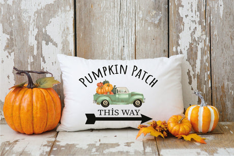 Pumpkin Patch Pillow, Pumpkin Decor, Thanksgiving Pillow, Fall Pillow, Fall Decor, Fall Farmhouse Decor, Pumpkin Cushion, Fall, Autumn Gift - Arria Home