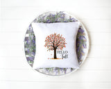 Hello Fall Tree Pillow, Fall Decor, Autumn Decor, Fall Pillow Cover, Fall Farmhouse Pillow, Rustic Decor, Fall Decorative Pillow, Autumn - Arria Home