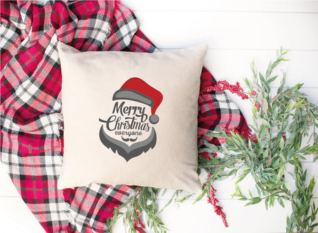 Merry Christmas Pillow, Santa Claus Pillow, Christmas Pillow Cover, Christmas Cushion, Christmas Decor, Santa Decor, Christmas Ornaments - Arria Home