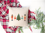 Nutcracker Pillow Cover, Christmas Pillow, Christmas Cushion, Noel Cushion, Nutcracker Decor, Xmas Decor, Farmhouse Decor, Rustic Decor Gift - Arria Home