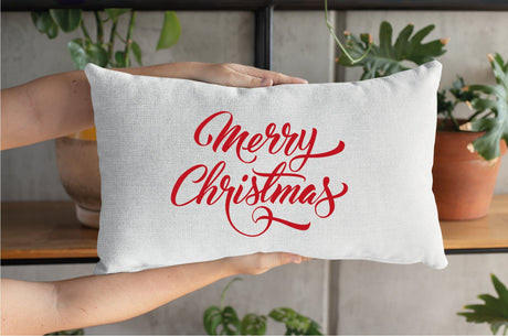 Xmas Pillow, Red Christmas Pillow, Merry Christmas Pillow, Noel Pillow, Noel Cushion, Christmas Decor, Christmas Cushion, Farmhouse, Rustic - Arria Home