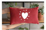 Heart Pillow, Love Pillow, Valentine Pillow, Custom Couple Pillow, Throw Pillow, Valentine Decor, Valentine Craft, Valentines Day Gift Idea - Arria Home