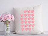 Love You Heart Pillow, Valentines Day Pillow, Valentine Decor, Couple Pillow Cover, Valentine Rustic Pillow, Holiday Pillow, Farmhouse Gift - Arria Home