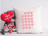 Love You Heart Pillow, Valentines Day Pillow, Valentine Decor, Couple Pillow Cover, Valentine Rustic Pillow, Holiday Pillow, Farmhouse Gift - Arria Home