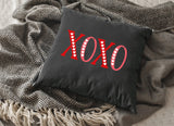 XO XO Pillow, Valentine Pillow, Hug and Kisses Pillow, Valentine Day Decor, Valentine Gift, Love Rustic Gift, Gift For Her, Gift For Him - Arria Home