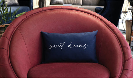 Sweet Dreams Pillow - 11 Color Options - Personalize Pillow, Caligraphy Decor, Anniversary Gift, Housewarming Gift, Valentines Day Decor - Arria Home