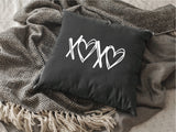 XO Pillow, Love Heart Pillow, Funny Valentine Pillow, Couple Gift, Gift For Her, Gift for Him, Valentines Day Gift, Valentine Cozy Pillow - Arria Home