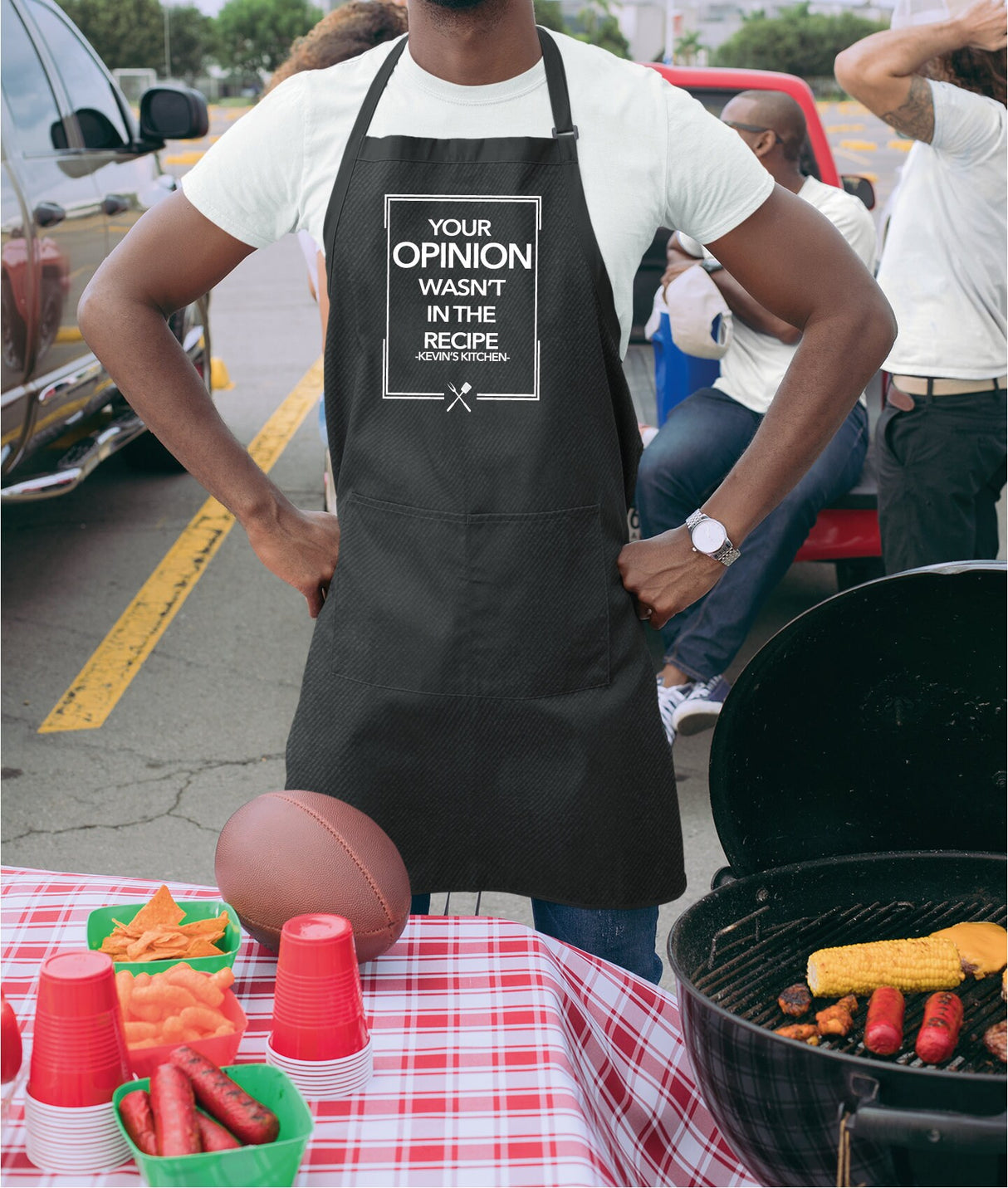 Apron for Men, Custom Men Apron, Personalize Chef Men Gift, Gift For Him, Grill Master, Grillers Apron, BBQ Apron Gift, Present for Husband - Arria Home