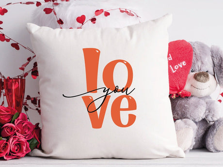 Valentine Pillow, Love Pillow, Personalize Couple Throw Pillow, Valentines Day Decor, Custom Pillowcase, Couple Gift, XOXO, Valentine Gift - Arria Home