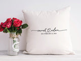 Couple Name Pillow, Personalize Valentine Pillow, Custom Pillow, Valentine Decor, Valentine Craft, Gift Idea, Valentine Gift, Couple Gift - Arria Home