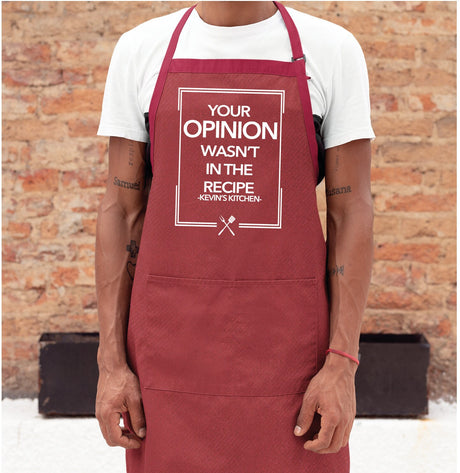 Apron for Men, Custom Men Apron, Personalize Chef Men Gift, Gift For Him, Grill Master, Grillers Apron, BBQ Apron Gift, Present for Husband - Arria Home