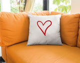 Valentine Personalize Pillow, Heart Pillow, Love Pillow, Valentine Decor, Custom Lumbar Pillow, Couple Gift, Valentines Day Gift Idea - Arria Home