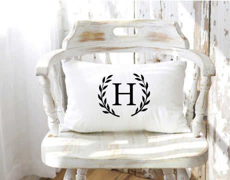 Personalized Pillow Cover, Custom Text Cushion, Custom Name Pillow, Farmhouse Decor, Rustic Home Decor, Personalized Gift, Gift for Her - Arria Home