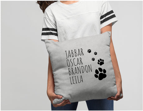 Custom Pet Cushion, Pet Name Pillow, Personalized Pillow Cover, Pet Lover Gift, Dog Pillow, Cat Pillow, Pillow for Cuties, Decorative Pillow - Arria Home