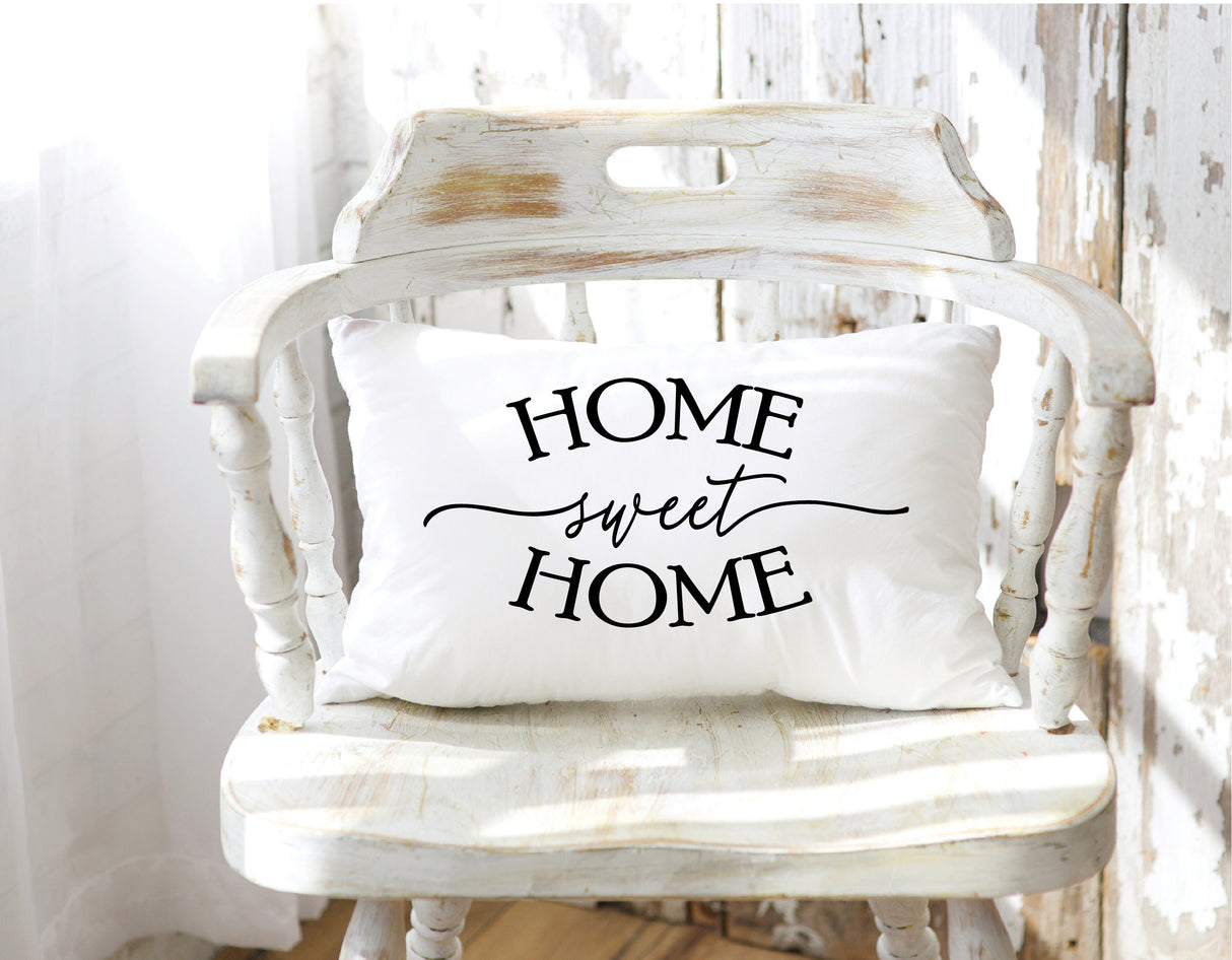 Home Sweet Home Pillow, Couch Pillow, Living Room Decor, Home Pillow, Family Room Pillow, Sweet Home Pillow, Home Living, Decorative Pillow - Arria Home