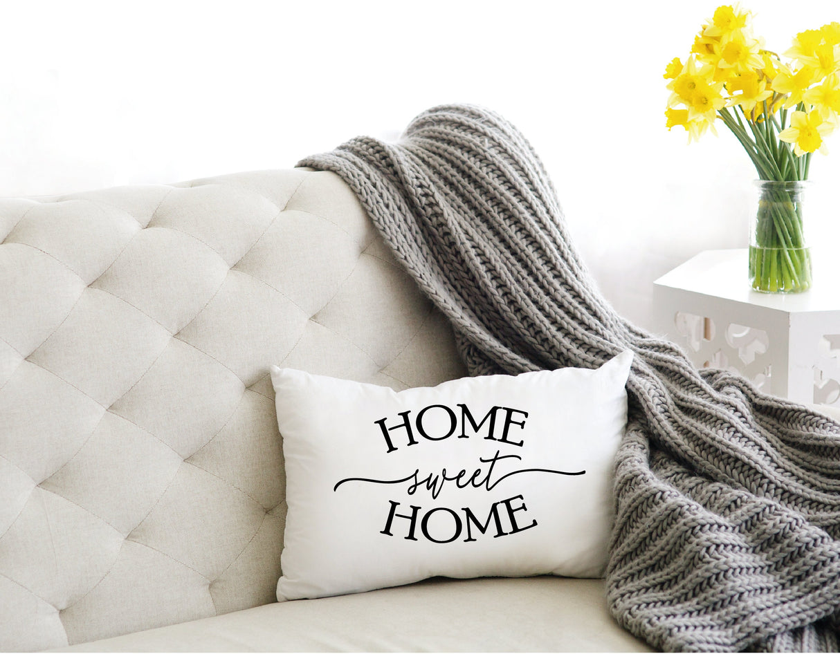 Home Sweet Home Pillow, Couch Pillow, Living Room Decor, Home Pillow, Family Room Pillow, Sweet Home Pillow, Home Living, Decorative Pillow - Arria Home