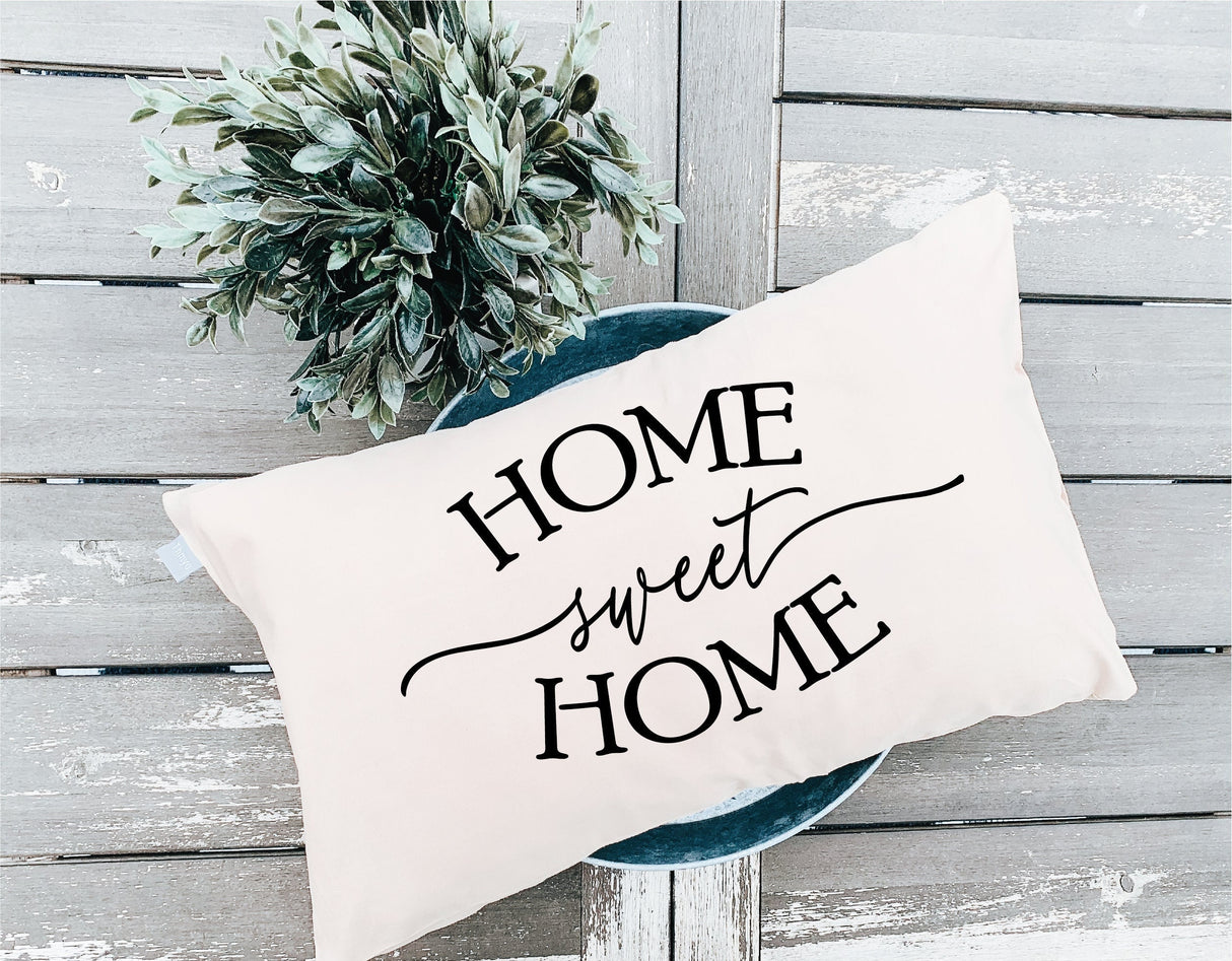 Home Sweet Home Pillow, Couch Pillow, Living Room Decor, Home Pillow, Family Room Pillow, Sweet Home Pillow, Home Living, Decorative Pillow - Arria Home