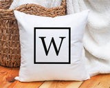 Classic Monogram Pillow, Monogram İnitial Pillow, Personalized Pillow, Custom Pillow Cover, Alphabet Pillow, Letter Pillow, Custom Pillow - Arria Home