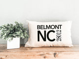 Housewarming Gift, New Home Pillow, Home Address Pillow, First Home Pillow, Customize Pillow, Personalized Pillow, Custom Pillow Cover, Gift - Arria Home