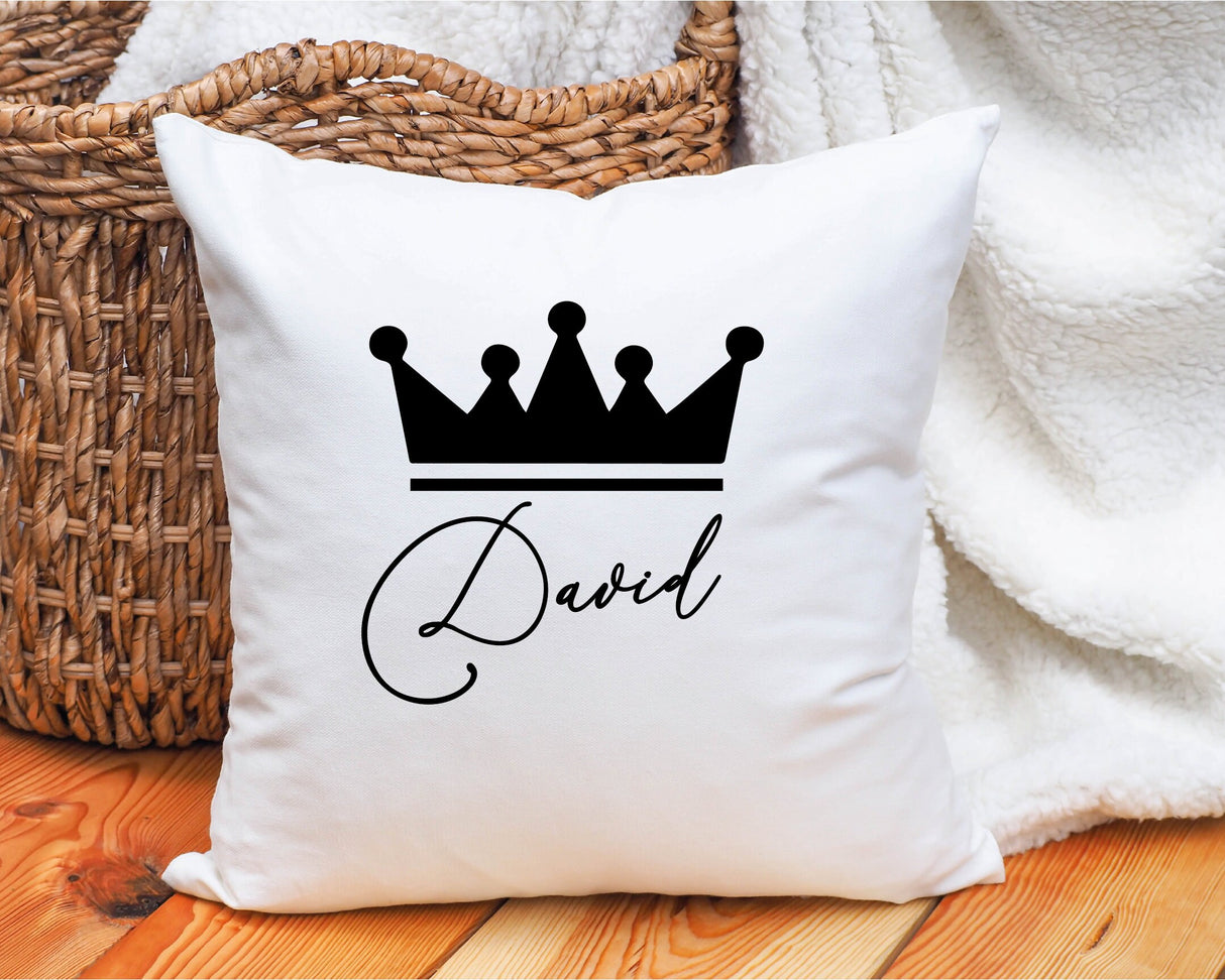 Personalized Pillow, Kid Name Pillow, Custom Pillow Cover, Personalize Pillow, Customize Pillow, Kid Room Decor, Princess Prince Name Pillow - Arria Home