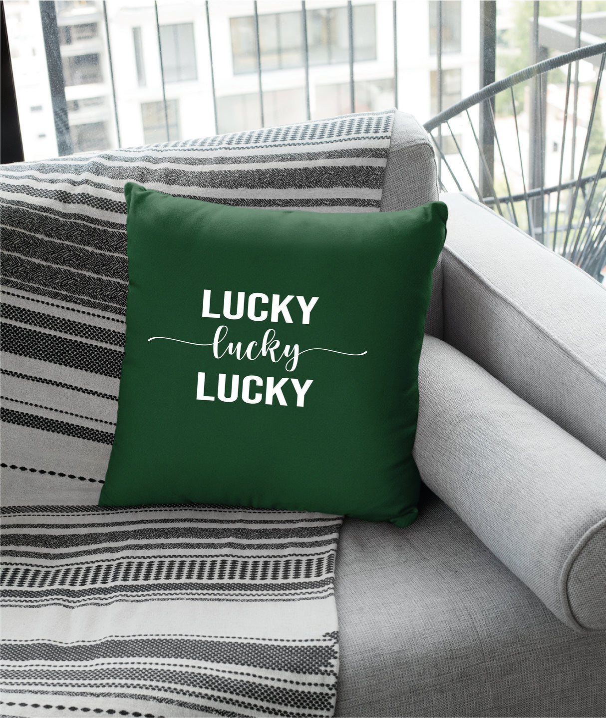 Lucky St Patrick Pillow, Irısh Decor, Spring Decor, Irısh Pillow, Spring Pillow, Custom Pillow Covers, Personalized Pillow, Spring Gift - Arria Home