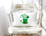 Happy Saint Patricks Day Spring Decoration, Spring Pillow, Spring Decor, Spring Gift, Irish Decor, St Patricks Top Hat Decor, Decor Gift - Arria Home