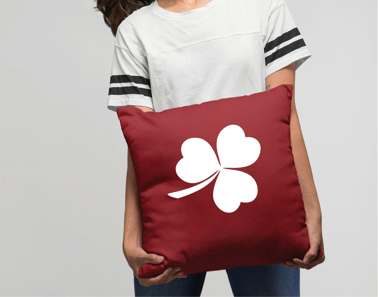 Clover Spring Pillow, Clover Spring Decor, Shamrock Pillow, Irish Pillow, Irish Decor, Clover Gift, Shamrock Gift, Personalized Pillow Gift.