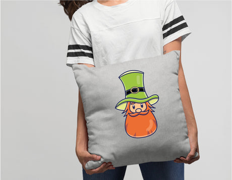 St Patricks Cute Gnome Pillow, St Patricks Decor, Green Pillow, St Patricks Decor, Gnome Decor, Irish Decor, Spring Decor, Lumbar Pillow.