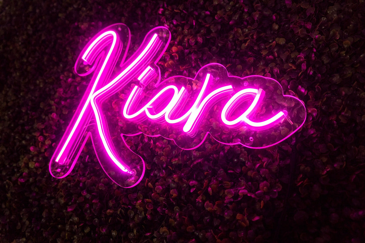 Baby Name Custom Neon Sign, Personalized Baby Name Sign, Custom Neon Sign, Baby Shower Decor, New Baby Decor, Baby Shower Sign, Neon Signs - Arria Home