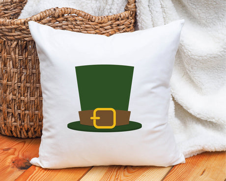 leprechaun Top Hat Decor, St Patricks Pillow, Irish Pillow, Irish Decor, Saint Patricks Decor, Top Hat Pillow, Decorative Pillow Gift - Arria Home